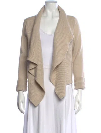 Pre-owned 360cashmere Cashmere Open Front Sweater In Neutral