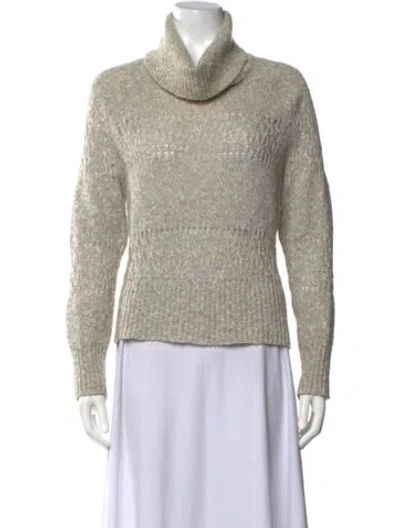 Pre-owned 360cashmere Cashmere Patterned Sweater In Grey
