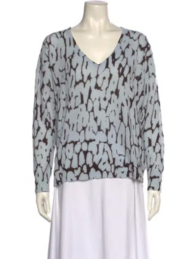 Pre-owned 360cashmere Cashmere Printed Sweater In Multi