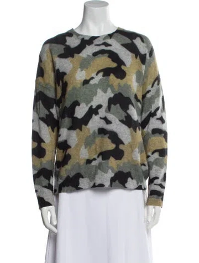 Pre-owned 360cashmere Cashmere Printed Sweater In Multi