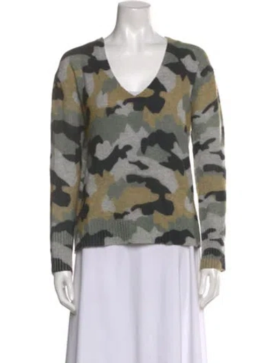 Pre-owned 360cashmere Cashmere Printed Sweater In Multi