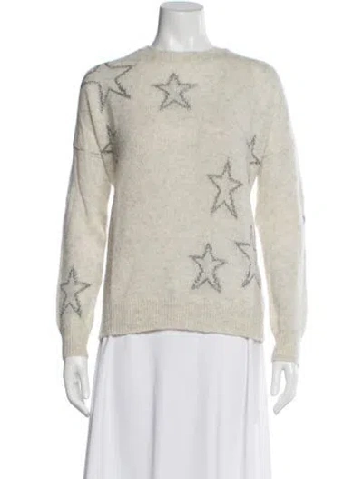 Pre-owned 360cashmere Cashmere Printed Sweater In Neutral