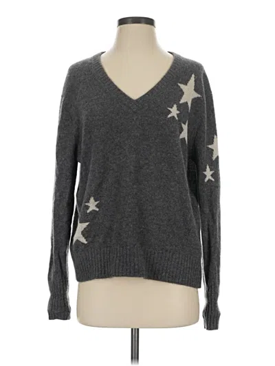 Pre-owned 360cashmere Cashmere Pullover Sweater In Gray