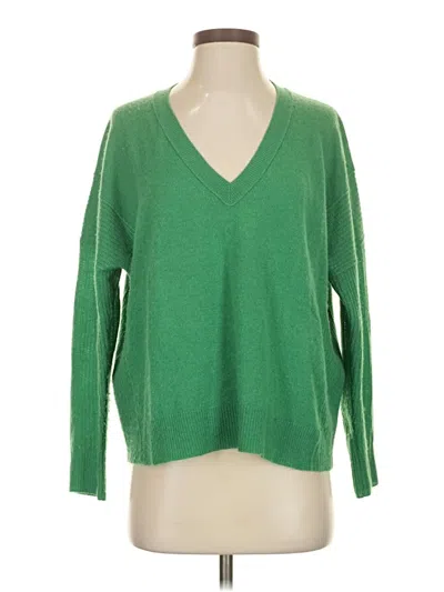 Pre-owned 360cashmere Cashmere Pullover Sweater In Green