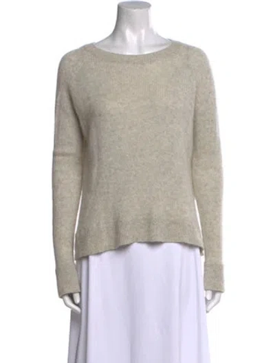 Pre-owned 360cashmere Cashmere Scoop Neck Sweater In Gray