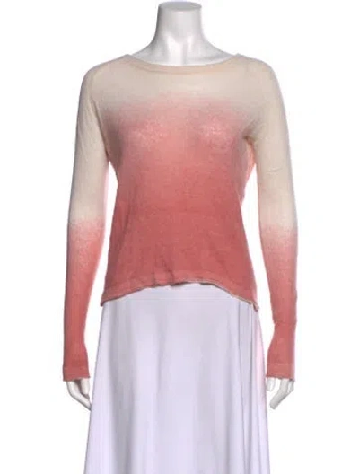 Pre-owned 360cashmere Cashmere Scoop Neck Sweater In Multi