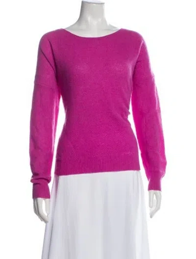 Pre-owned 360cashmere Cashmere Scoop Neck Sweater In Multi