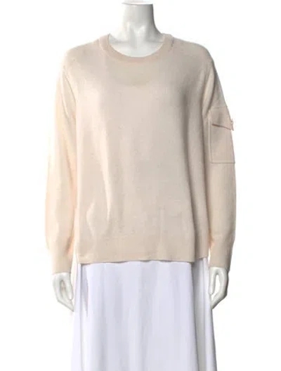 Pre-owned 360cashmere Cashmere Scoop Neck Sweater In Neutral