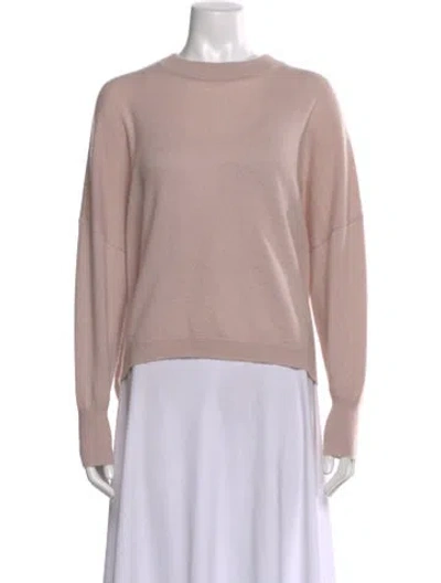 Pre-owned 360cashmere Cashmere Square Neckline Sweater In Pink