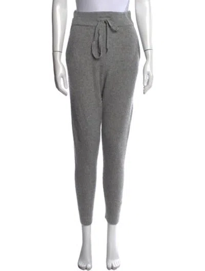 Pre-owned 360cashmere Cashmere Straight Leg Pants In Grey