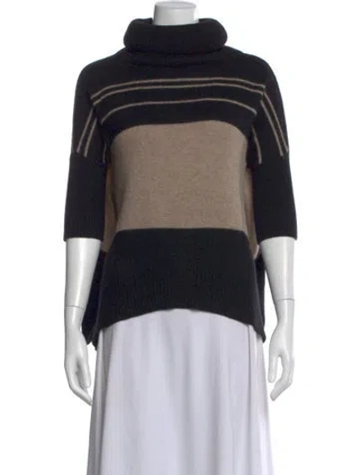 Pre-owned 360cashmere Cashmere Striped Sweater