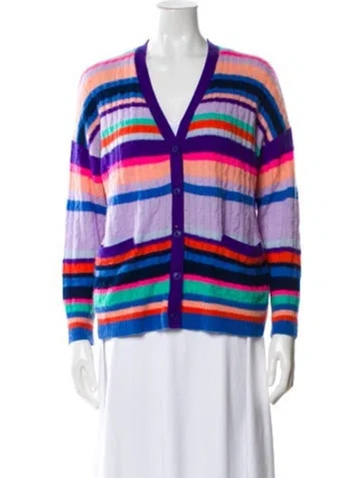 Pre-owned 360cashmere Cashmere Striped Sweater In Multi
