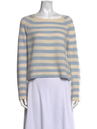 Pre-owned 360cashmere Cashmere Striped Sweater In Neutrals