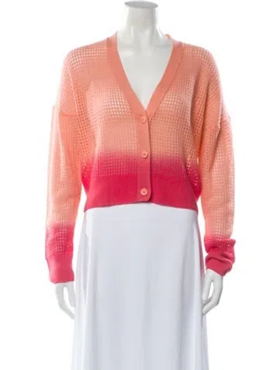 Pre-owned 360cashmere Cashmere Striped Sweater In Pink