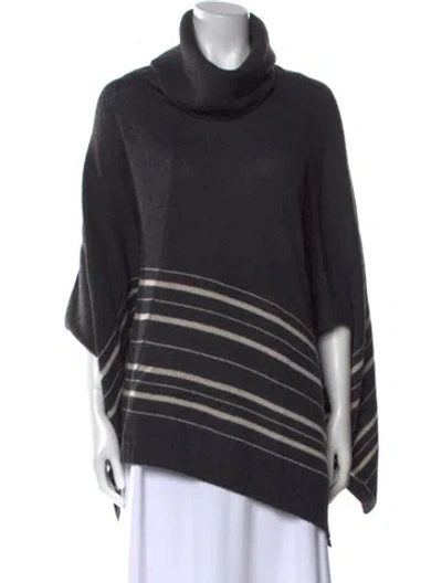 Pre-owned 360cashmere Cashmere Striped Sweater W/ Tags In Gray