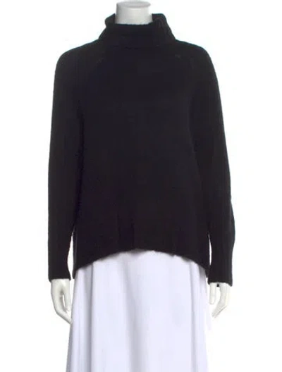 Pre-owned 360cashmere Cashmere Turtleneck Sweater In Black