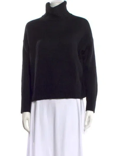 Pre-owned 360cashmere Cashmere Turtleneck Sweater In Black