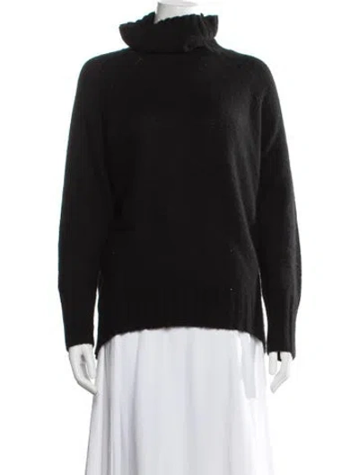 Pre-owned 360cashmere Cashmere Turtleneck Sweater In Black