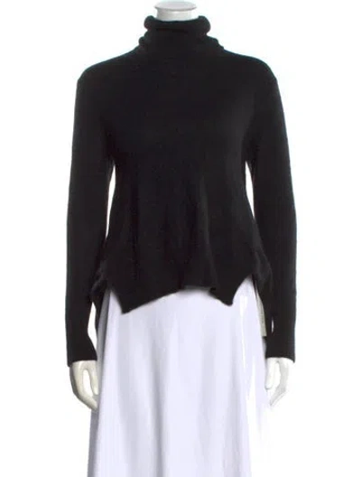 Pre-owned 360cashmere Cashmere Turtleneck Sweater In Black