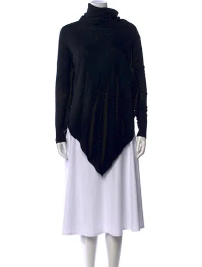 Pre-owned 360cashmere Cashmere Turtleneck Sweater In Black
