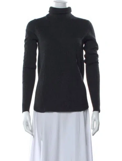 Pre-owned 360cashmere Cashmere Turtleneck Sweater In Black