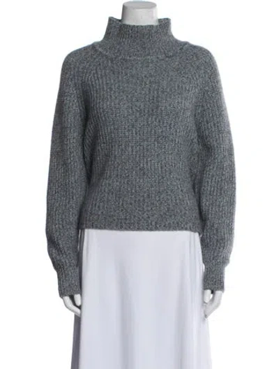 Pre-owned 360cashmere Cashmere Turtleneck Sweater In Blue