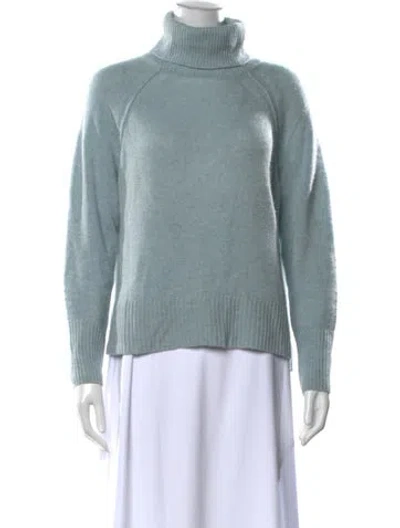Pre-owned 360cashmere Cashmere Turtleneck Sweater In Blue