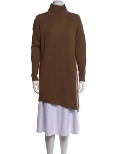 Pre-owned 360cashmere Cashmere Turtleneck Sweater In Brown
