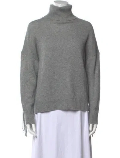 Pre-owned 360cashmere Cashmere Turtleneck Sweater In Gray
