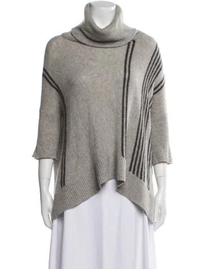Pre-owned 360cashmere Cashmere Turtleneck Sweater In Gray