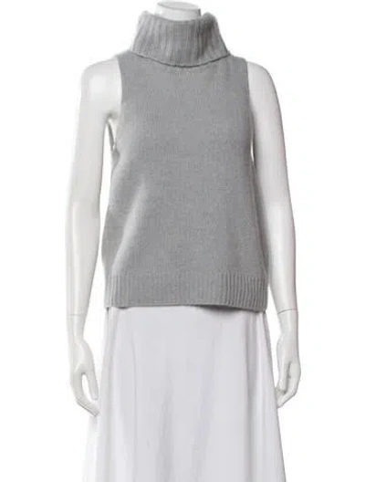 Pre-owned 360cashmere Cashmere Turtleneck Sweater In Gray