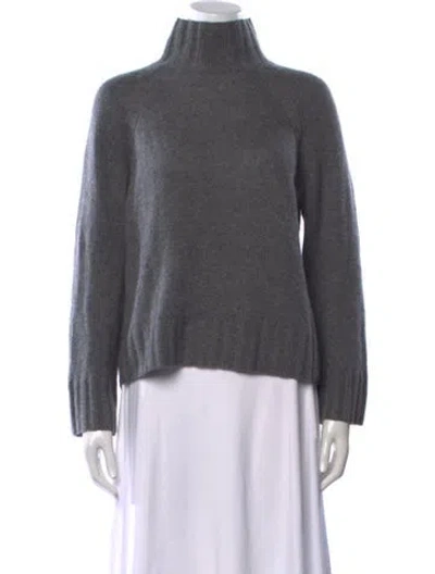 Pre-owned 360cashmere Cashmere Turtleneck Sweater In Gray