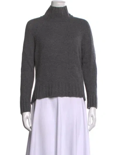 Pre-owned 360cashmere Cashmere Turtleneck Sweater In Grey