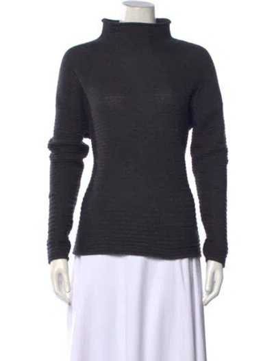 Pre-owned 360cashmere Cashmere Turtleneck Sweater In Grey