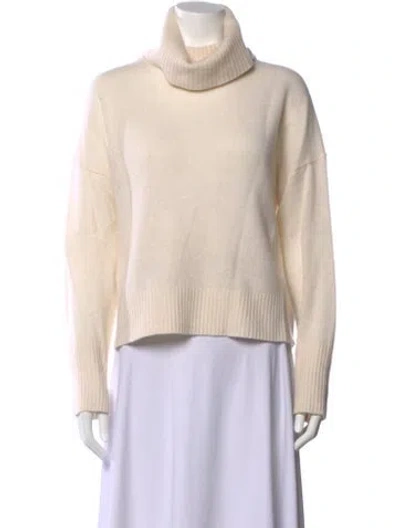 Pre-owned 360cashmere Cashmere Turtleneck Sweater In Neutral