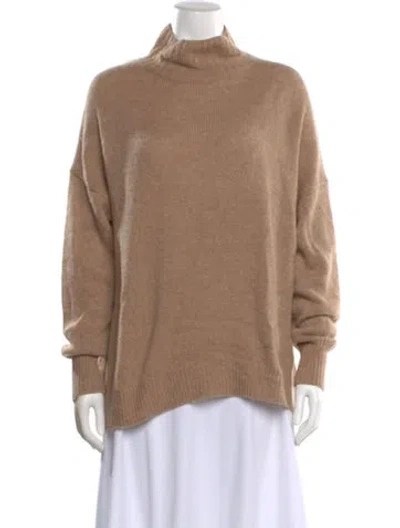 Pre-owned 360cashmere Cashmere Turtleneck Sweater In Neutral
