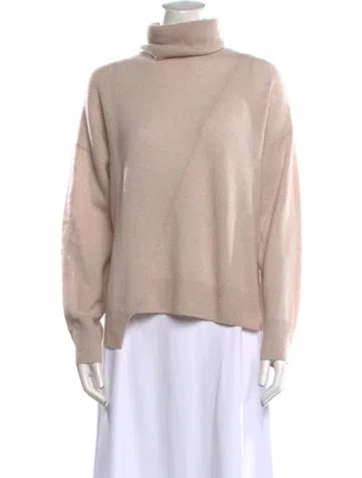 Pre-owned 360cashmere Cashmere Turtleneck Sweater In Neutral