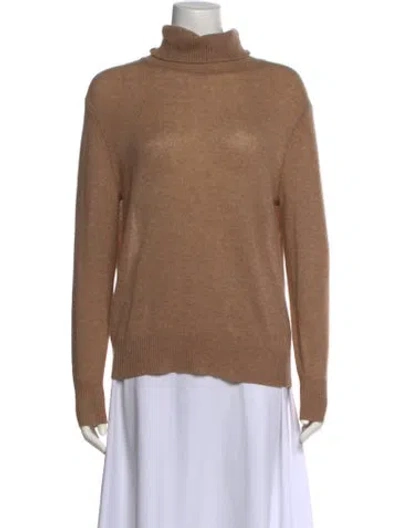 Pre-owned 360cashmere Cashmere Turtleneck Sweater In Neutral
