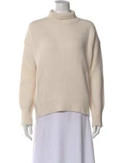 Pre-owned 360cashmere Cashmere Turtleneck Sweater In Neutral