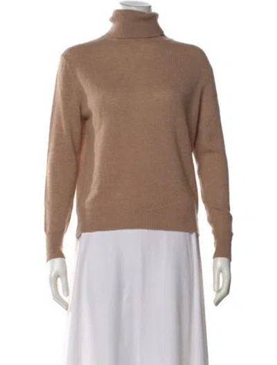 Pre-owned 360cashmere Cashmere Turtleneck Sweater In Neutral