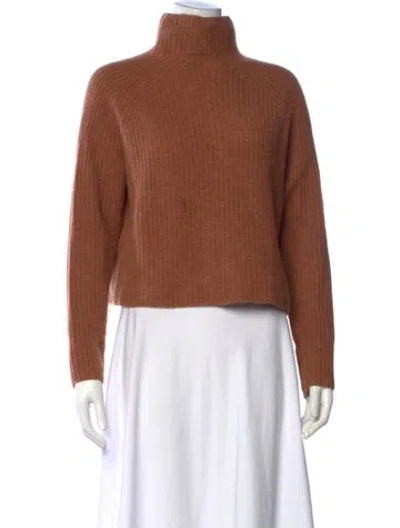 Pre-owned 360cashmere Cashmere Turtleneck Sweater In Neutral