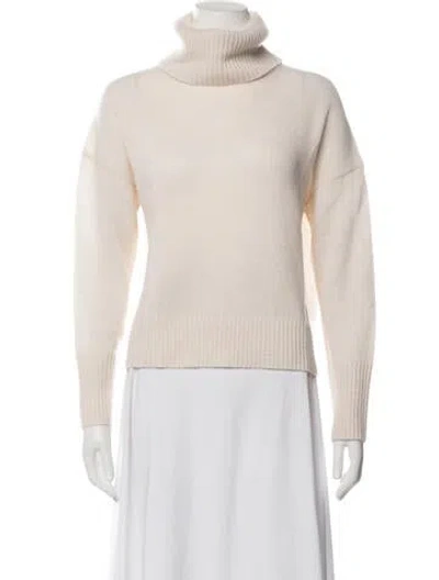 Pre-owned 360cashmere Cashmere Turtleneck Sweater In Neutrals