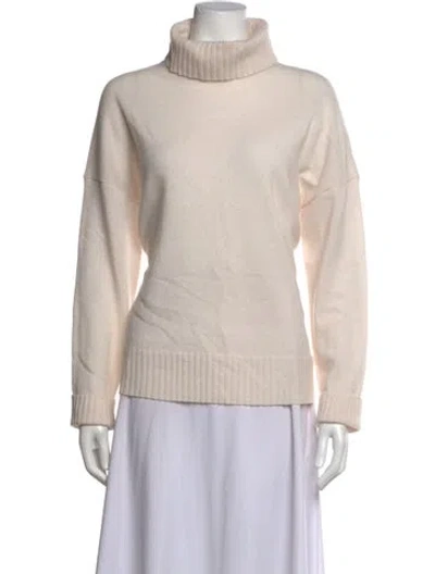 Pre-owned 360cashmere Cashmere Turtleneck Sweater In Neutrals