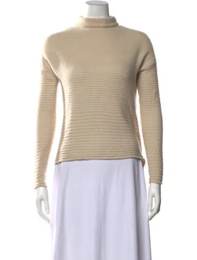 Pre-owned 360cashmere Cashmere Turtleneck Sweater In Neutrals