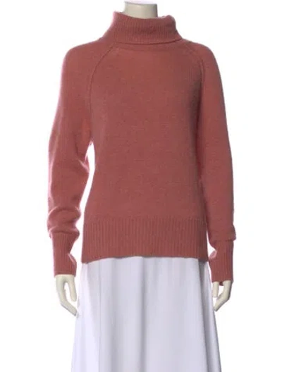Pre-owned 360cashmere Cashmere Turtleneck Sweater In Pink