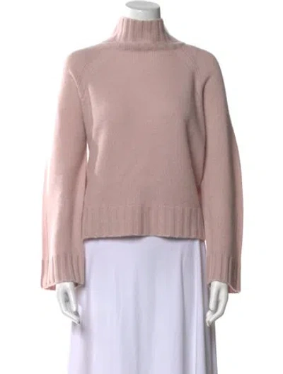 Pre-owned 360cashmere Cashmere Turtleneck Sweater In Pink