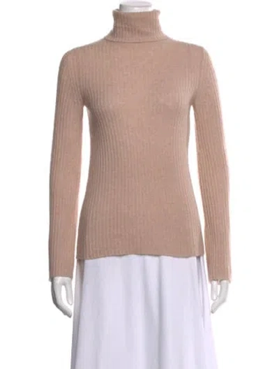 Pre-owned 360cashmere Cashmere Turtleneck Sweater In Pink