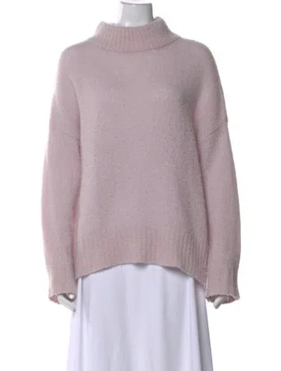 Pre-owned 360cashmere Cashmere Turtleneck Sweater In Purple