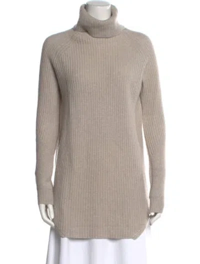 Pre-owned 360cashmere Cashmere Turtleneck Sweater In Purple