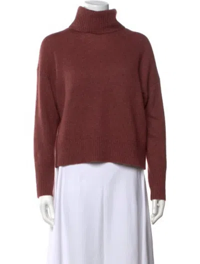 Pre-owned 360cashmere Cashmere Turtleneck Sweater In Purple